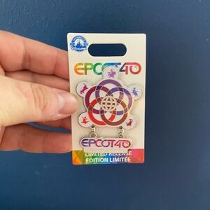 Disney World October 1st 2022 Epcot 40th Anniversary LR Pin Date Day of BNWT